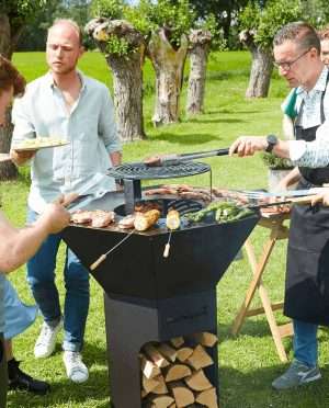 Barbecook Nestor Original Zwart houtbarbecue | Sfeer
