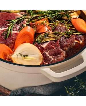 Detailafbeelding | GrandFeu Braadpan 3.5 en 4.7 L Wit