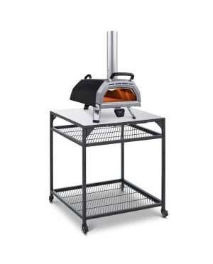 Productafbeelding | Ooni Tafel Large | Pizzatafel met Karu 16 schuinvoor