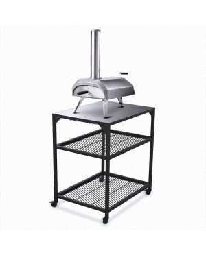Productafbeelding schuinvoor rechts | Ooni Tafel Medium | Pizzatafel met Karu 12