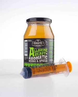 Productafbeelding | Grate Goods Allbrine Aromatic Herbs and Spices met injector