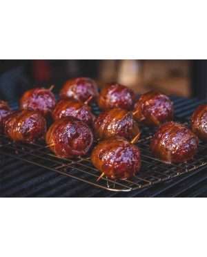 Sfeerafbeelding | MOINK-Balls op BBQ-tray rooster