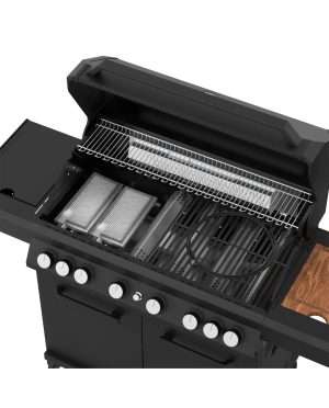 Bovenaanzicht | Grill Guru Gas BBQ | 6 Branders | Infraroodbranders