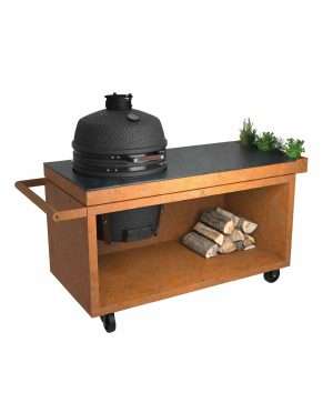 Productafbeelding | OFYR Kamado Table Corten 150 PRO+ Corten Ceramic Dark