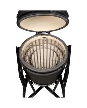 Productafbeelding | Grill Guru Prime Matt Black Medium | Bovenaanzicht open