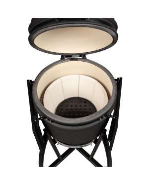 Productafbeelding | Grill Guru Prime Matt Black Medium Bovenaanzicht firebox