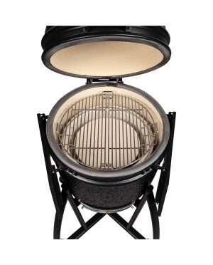 Productafbeelding | Grill Guru Prime Satin Black Medium | Bovenaanzicht open