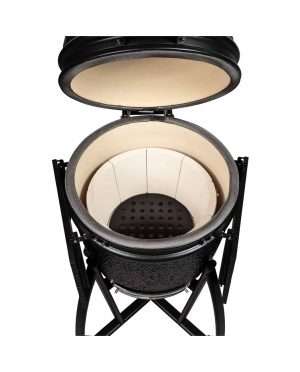 Productafbeelding | Grill Guru Prime Satin Black Medium Bovenaanzicht firebox