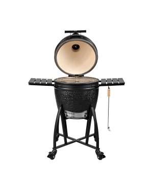 Productafbeelding | Grill Guru Prime Satin Black Medium | Vooraanzicht open