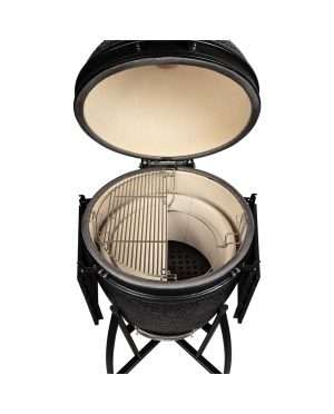 Productafbeelding | Grill Guru Prime Satin Black XL | Bovenaanzicht open l Multilevel systeem